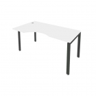 Стол письменный Рива METAL SYSTEM Б.СА-1 Л Белый/Антрацит
