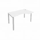 Стол письменный Рива METAL SYSTEM Б.СА-2 Пр Белый/Серый