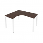 Стол письменный Рива METAL SYSTEM Б.СА-3 Л Венге/Белый
