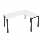 Стол письменный Рива METAL SYSTEM Б.СА-4 Пр Белый/Антрацит