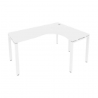 Стол письменный Рива METAL SYSTEM Б.СА-4 Пр Белый