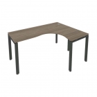 Стол письменный Рива METAL SYSTEM Б.СА-4 Пр Вяз/Антрацит