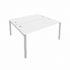 Рабочая станция Рива Metal System Б.РАС-СП-2.4 Белый/Серый