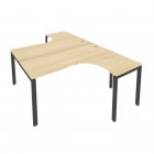 Рабочая станция Рива Metal System Б.РАС-СА-2.4 Акация/Анрацит