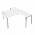 Рабочая станция Рива Metal System Б.РАС-СА-2.4 Белый/Серый
