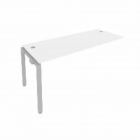 Проходной наборный элемент рабочей станции Рива Metal System Б.ПРС-СП-1.5 Белый/Серый