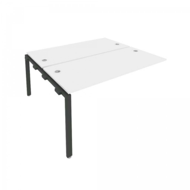 Проходной наборный элемент рабочей станции Рива Metal System Б.ПРС-СП-2.4 Белый/Антрацит