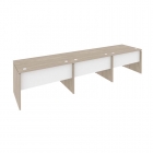 Рабочая станция Рива ONIX O.RS-3.2.8 Дуб Аттик/Белый