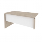 Стол-приставка левый к опорным элементам Рива ONIX O.SPR-3.7L Дуб Аттик/Белый