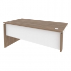 Стол-приставка левый к опорным элементам Рива ONIX O.SPR-4.8L Дуб Аризона/Белый