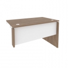 Стол-приставка правый к опорным элементам Рива ONIX O.SPR-2.7R Дуб Аризона/Белый
