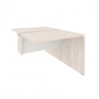 Стол-приставка двойной к опорным элементам Рива ONIX O.D.SPR-1.7 Денвер Светлый/Белый