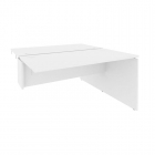 Стол-приставка двойной к опорным элементам Рива ONIX O.D.SPR-3.7 Белый Бриллиант