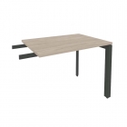 Брифинг-приставка на П-образном м/к Рива ONIX O.MP-BR-9 Дуб Аттик/Антрацит