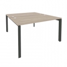 Рабочая станция на П-образном м/к Рива ONIX O.MP-D.RS-2.3.8 Дуб Аттик/Антрацит