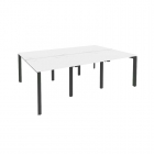 Рабочая станция на П-образном м/к Рива ONIX O.MP-D.RS-6.0.8 Белый Бриллиант/Антрацит