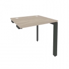 Стол-приставка на П-образном м/к к опорным элементам Рива ONIX O.MP-SPR-0.7 Дуб Аттик/Антрацит