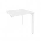 Стол-приставка на П-образном м/к к опорным элементам Рива ONIX O.MP-SPR-0.7 Белый Бриллиант