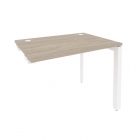 Стол-приставка на П-образном м/к к опорным элементам Рива ONIX O.MP-SPR-1.7 Дуб Аттик/Белый