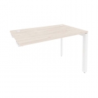 Стол-приставка на П-образном м/к к опорным элементам Рива ONIX O.MP-SPR-2.7 Денвер Светлый/Белый