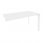 Стол-приставка на П-образном м/к к опорным элементам Рива ONIX O.MP-SPR-3.7 Белый Бриллиант