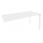 Стол-приставка на П-образном м/к к опорным элементам Рива ONIX O.MP-SPR-4.7 Белый Бриллиант