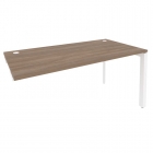 Стол-приставка на П-образном м/к к опорным элементам Рива ONIX O.MP-SPR-4.8 Дуб Аризона/Белый
