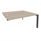 Стол-приставка двойной на П-образном м/к к опорным элем. Рива ONIX O.MP-D.SPR-4.7 Дуб Аттик/Антрацит