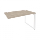 Стол-приставка на О-образном м/к к опорным элементам Рива ONIX O.MO-SPR-2.7 Дуб Аттик/Белый