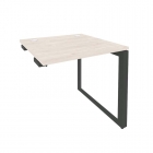 Стол-приставка на О-образном м/к к опорным элементам Рива ONIX O.MO-SPR-0.8 Денвер Светлый/Антрацит