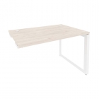 Стол-приставка на О-образном м/к к опорным элементам Рива ONIX O.MO-SPR-2.8 Денвер Светлый/Белый