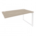Стол-приставка на О-образном м/к к опорным элементам Рива ONIX O.MO-SPR-3.8 Дуб Аттик/Белый