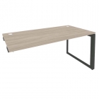 Стол-приставка на О-образном м/к к опорным элементам Рива ONIX O.MO-SPR-4.8 Дуб Аттик/Антрацит