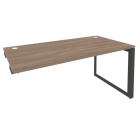 Стол-приставка на О-образном м/к к опорным элементам Рива ONIX O.MO-SPR-4.8 Дуб Аризона/Антрацит