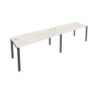 Рабочая станция на 2 раб.места Рива Metal System Б.СМ-2.4 Наварра/Антрацит