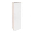 Гардероб узкий правое исполнение Рива ONIX O.GB-1R Денвер Светлый/Белый