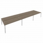 Рабочая станция на 6 раб.места Рива Metal System Б.СМ-6.5 Вяз/Серый