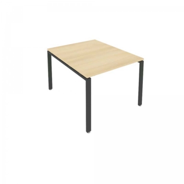 Переговорный стол 1 столешница Рива Metal System Б.ПРГ-1.1 Акация/Антрацит