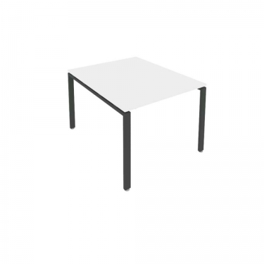 Переговорный стол 1 столешница Рива Metal System Б.ПРГ-1.1 Белый/Антрацит