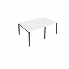 Переговорный стол 2 столешницы Metal System Б.ПРГ-2.1 Белый/Антрацит