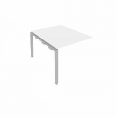 Проходной наборный элемент переговорного стола Metal System Б.ППРГ-1 Белый/Серый