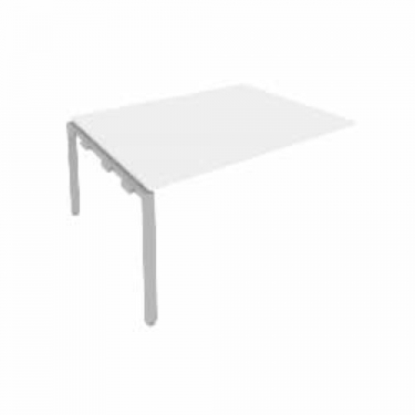 Проходной наборный элемент переговорного стола Рива Metal System Б.ППРГ-4 Белый/Серый