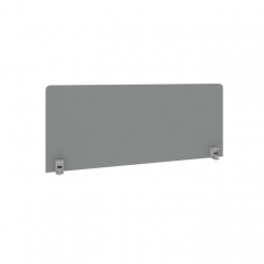 Экран тканевый для стола L1200мм Metal System Б.ТЭКР-2 Серый