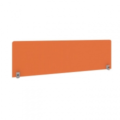 Экран тканевый для стола L1600мм Metal System Б.ТЭКР-4 Оранжевый