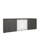 Тумба модульная трехсекционная Рива YALTA LT-TS 3.5R Суар Темный