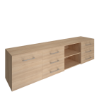 Тумба модульная четырехсекционная Рива YALTA LT-TS 4.1L Акация Лорка