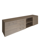 Тумба модульная четырехсекционная Рива YALTA LT-TS 4.1L Вяз Благородный