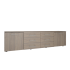 Тумба модульная четырехсекционная Рива YALTA LT-TS 4.3R Вяз Благородный