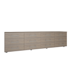 Тумба модульная четырехсекционная Рива YALTA LT-TS 4.4 Вяз Благородный