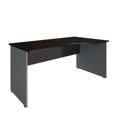 Стол криволинейный правый Рива Riva А.СА-1 Пр Венге/Металлик